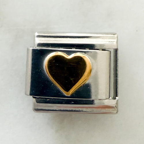 Black & Gold Heart
