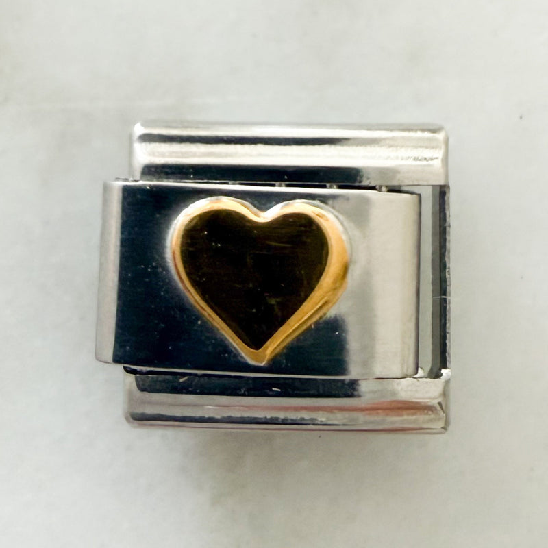 Black & Gold Heart
