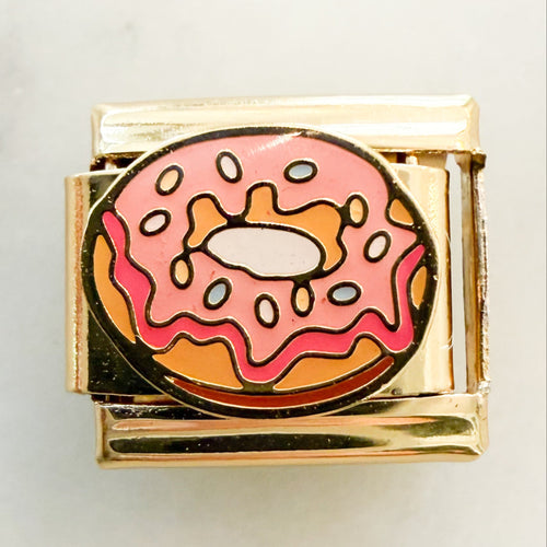 Pink Frosted Donut